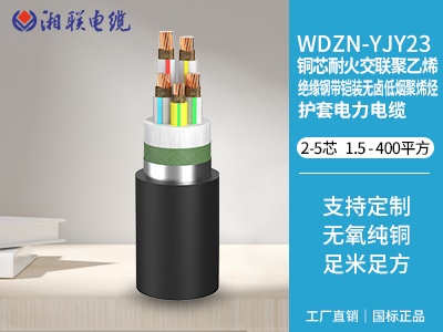 銅芯耐火交聯(lián)聚乙烯絕緣鋼帶鎧裝無鹵低煙聚烯烴護套電力電纜